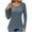 Navy, variant on mihongmao Fashion Fall Clothes for Women Fashion Women's Solid Color Knitted Round Neck Pullover Long Sleeved Top, Wine L