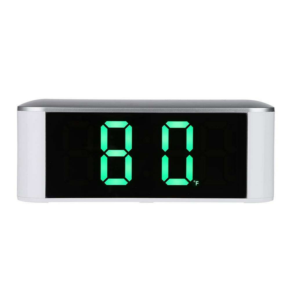 Worallymy Digital Clock LED Temperature Display Snooze Home Electronic