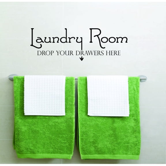 Custom Decals Laundry Room 12 X 30 Inches