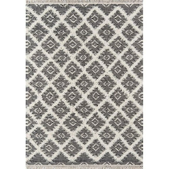 Momeni Harper Hand Hooked Wool Black Area Rug 3' X 5'