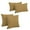 Wheat Brown, variant on Blazing Needles Indoor/Outdoor Spun Polyester Throw Pillows (Set of 4) - Cocoa