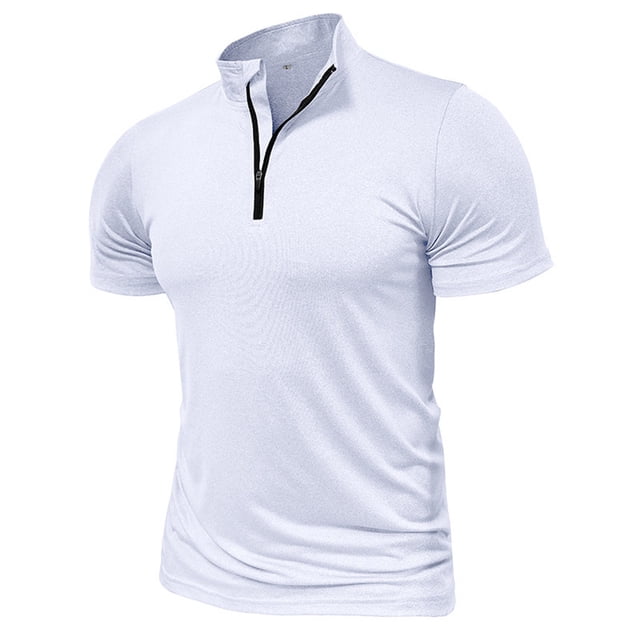 pstuiky camisetas de manga corta para hombre, Camiseta de verano para hombre, transpirable, cómoda, de color sólido, de secado rápido, de manga corta y cuello redondo ropa de hombre xl
