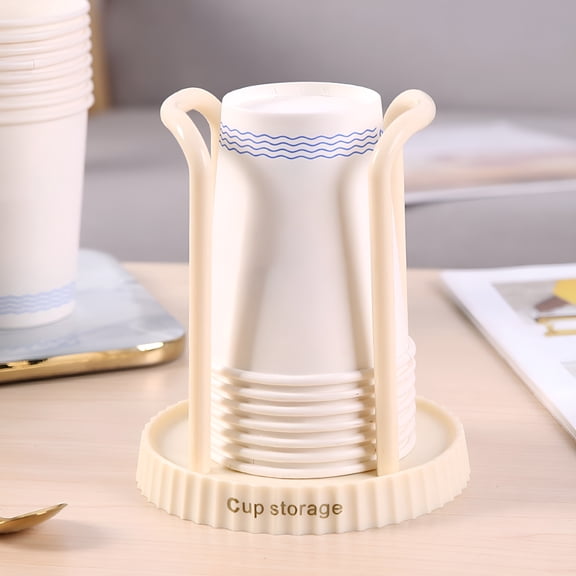 ACDANC 2026 New Paper Cup Holder Paper Cup Dispenser Durable Space-Saving Cup Holder for Kitchen Bathroom Vanity Countertop Dustproof Cup Holder