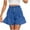 Blue, variant on FNFYFH Clearance Ladies Summer Wide Leg Loose Fit Solid Shorts Plus Size Comfy Shorts，Army Green