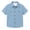 AA~Sky Blue644, variant on Hiijoy Summer Boys Short Sleeve Shirt Casual Solid Button Down Pocket Shirt, Sizes 5-6