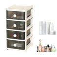 thumbnail image 4 of Desk Organizer with Drawers, Desk Storage Box, Desktop Supplies Organizers Clear Desk Accessories, Dustproof Drawer Storage for Makeup, 4 of 9