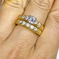 thumbnail image 6 of ringheart Matching Rings His and Her Rings Couple Rings AAA CZ Wedding Ring Sets for Him and Her Men and Women Ring, 6 of 7