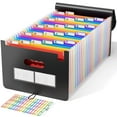 thumbnail image 1 of Organizador de archivos en forma de acordeón ABC life, 26 bolsillos, papel A4, 1 of 7