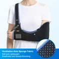 Velpeau Arm Sling Shoulder Immobilizer for Women and Men, fit Left or