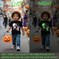 thumbnail image 2 of DDSOL Toddler Boy Halloween T-Shirt Glow in the Dark Graphics Tee Short Sleeve Tops 3T, 2 of 6