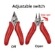 thumbnail image 4 of de alambre de 3,5 pulgadas, herramientas manuales multiusos, Alicates de corte Diagonal, alicates de corte lateral para trabajo de electricis, 4 of 9