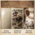 thumbnail image 4 of BUYMAX 8.4 inch Ceramic Vintage Vase, centerpiece for dining table，Unique Crackle decorative vase，pretty gray, 4 of 12