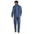 thumbnail image 3 of GÖTZBURG Pijama de hombre - largo, abotonado, algodón, estampado Azul/Blanco 3XL (XXX-Large), 3 of 5