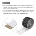 thumbnail image 4 of Unique Bargains 2 Roll 1 Yard 13.5/27mm Self Adhesive Crystal Rhinestone Ribbon for Crafts Project, Black, 4 of 5