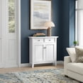 thumbnail image 3 of Simpli Home Amherst 36 inch Wide Solid Wood Transitional Storage Cabinet in White, 3 of 11