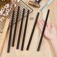 thumbnail image 3 of 6Pcs 11.8Inch Length Black Acetal Copolymer Rod 0.47Inch Diameter Round Acetal Rod Acetal Bar Dowel Rod for Non-Marring Fixtures DIY Craft Making, 3 of 9