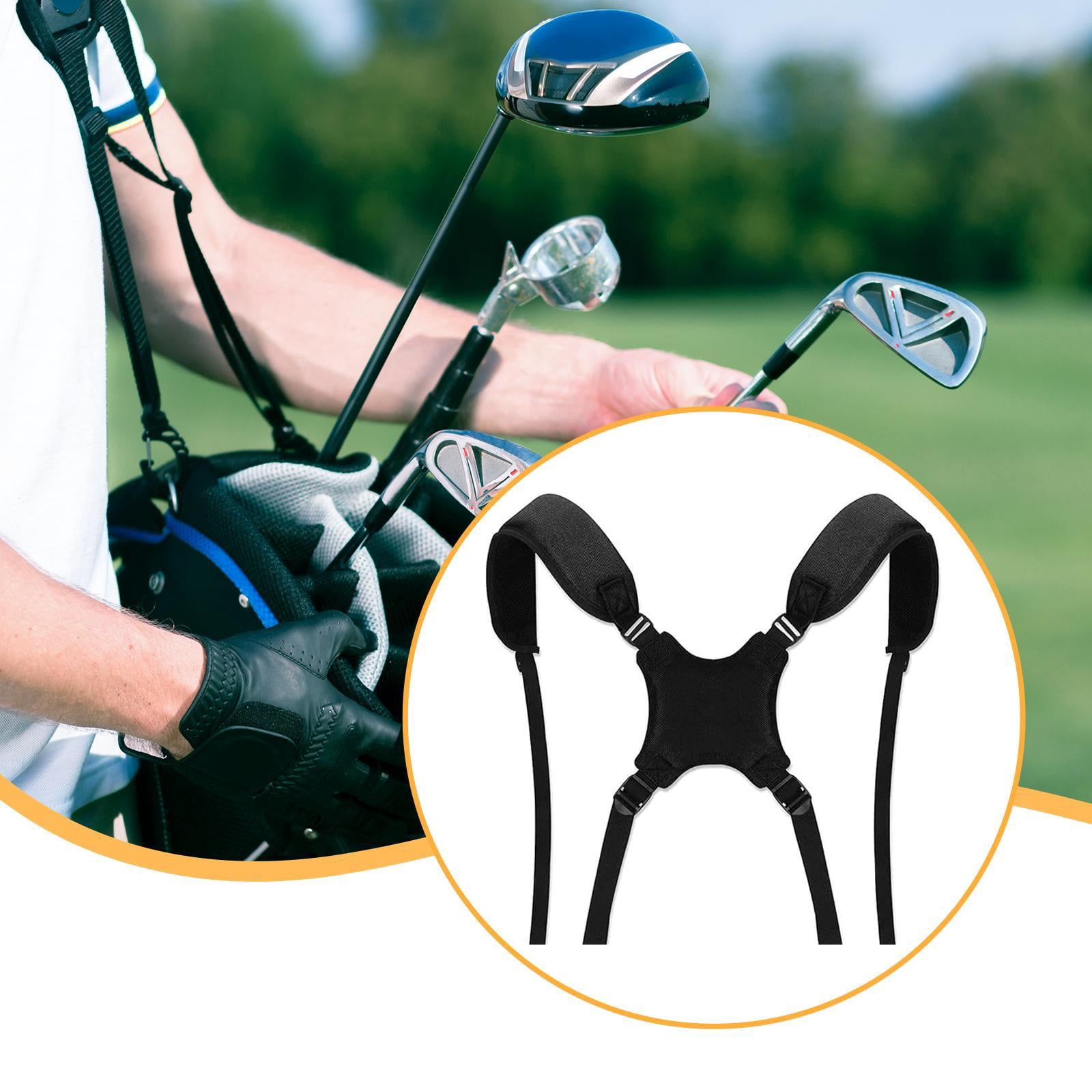 DimyFew Golf Bag Shoulder Strap Comfortable Shoulder Pad Waterproof Lightweight Portable