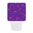 thumbnail image 5 of Goofa Purple Glitter Night Light, Plug-in, Dusk to Dawn Sensor, Warm White, Ambient Lighting, Ideal Kids Adults Nightlight-US, 5 of 9