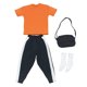 thumbnail image 2 of Ropa de moda para hombre a escala 1:6, hecha a mano, elegante y cuidadosamente cosida. Naranja, 2 of 9