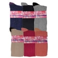 thumbnail image 2 of Sumona Knee-High Cable Knit Boot Winter Socks, 6-Pack, 2 of 2