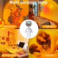 thumbnail image 5 of Proyector romántico de lámpara de atardecer con robot astronauta, luces de atardecer multicolor Wokuya para dormitorio, ideal para transmisión en vivo, decoración de fiestas y habitaciones, regalos de, 5 of 5