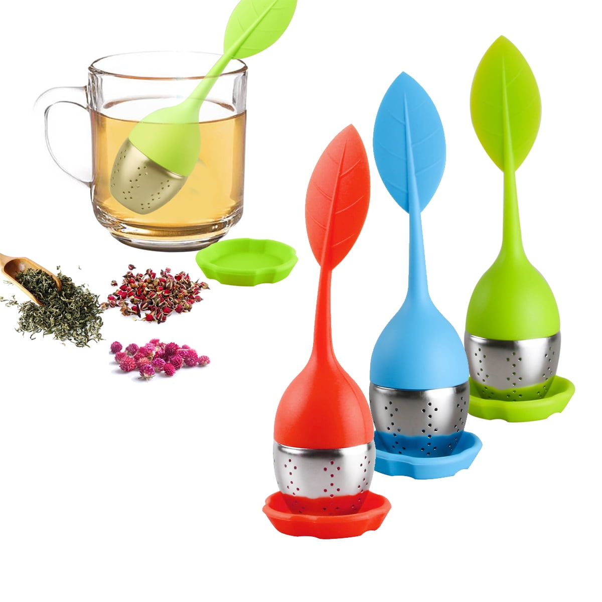 Leaf Tea Infuser for Tea Pot Mug Cup Loose Tea Strainer Steeper for