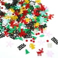 thumbnail image 2 of MXTPOV Christmas Glitter Table Decor, Party Scatter Confetti, Red Green Golden Christmas Confetti Sprinkles Snowflake Santa Elk for Party Christmas Decor, 2 of 2