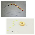 thumbnail image 4 of 10 Pack Fish Float Oval Space Bean Fish Line Plug Float Fishing Tackle Accessories, 4 of 8