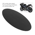 thumbnail image 3 of Motorcycle Oval Racing Number Plate,  DIY Personalized Aluminum License Plate with Brushed Surface, Customizable, Easy Installation for Motorcycle, 3 of 7