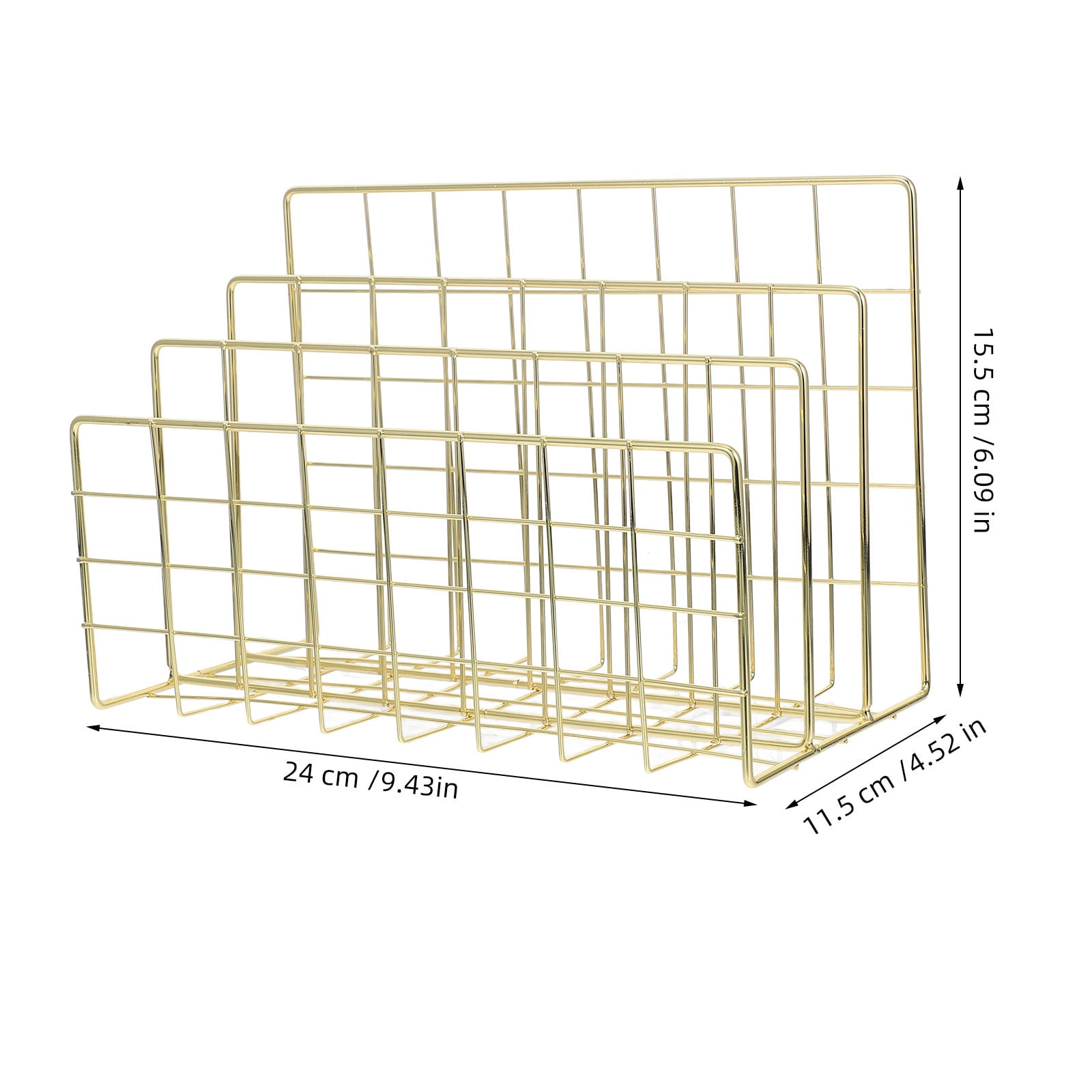 Masteelf  Accessory Desk Organizer with File Holder Mail Sorting Rack Office