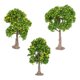 thumbnail image 2 of 3 piezas de paisaje de árbol en miniatura para paisaje de ferrocarril en miniatura Árboles frutales amarillos, 2 of 9