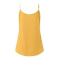 thumbnail image 6 of Yubnlvae Gold Women Pleated Top Shirt Spaghetti Strap Camisole Fit Casual Sleeveless Summer Tank Tops Fashion Shirt, L, 6 of 6