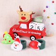 thumbnail image 3 of 12 pulseras navideñas con bofetadas, pulseras navideñas con bofetadas, pulseras a presión para regalo de fiesta infantil, 3 of 5