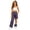 1#Dark Purple602, variant on 2-In-1 Hiking Pants for Little Girl Solid Elastic Waist Straight Fit Cargo Pants Casual Convertible Trousers