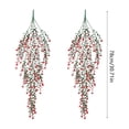 thumbnail image 3 of Flores de lirio artificiales colgantes en pack de 2 guirnaldas de flores artificiales para decoración exterior y del hogar, 3 of 6