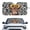 Cow Sunflower Cow Print, variant on XYZCANDO Car Front Window Sun Shade with Cow Print Highland Cow and Sunflower Design, Universal Fit Block for Vehicle Heat Blocking and Interior Protection