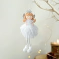 thumbnail image 5 of FastXmas Christmas Plush Doll Decorations Christmas Tree Hanging Ornament Dolls Decorative Plush Angel Pendants Christmas Hanging Decorations for Home Decoration Holiday Party Decor, 5 of 6