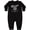 AB-Black, variant on Chd Awareness Ribbon Support Baby Fleece Romper