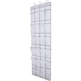thumbnail image 1 of Zapatero colgante para puerta, bolsa de almacenamiento colgante con 24 bolsillos, zapatero colgante, organizador colgante multifunción para dormitorio, baño, 1 of 3