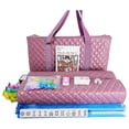 thumbnail image 3 of American Mahjong Set XYT 166-Premium-Tiles Western-Style For Game Night Entertainment With Pink Carrying Bag Racks, 3 of 9