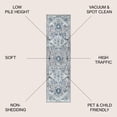 thumbnail image 3 of JONATHAN Y MODERN PERSIAN 2 x 8 Runner Rug, Vintage Medallion - Blue/Light Gray, MDP106A-28, 3 of 5