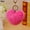 Red, variant on Naierhg 2Pcs 10cm Faux Fur Ball Pompom Heart Shape Car Phone Keychain Handbag Key Ring