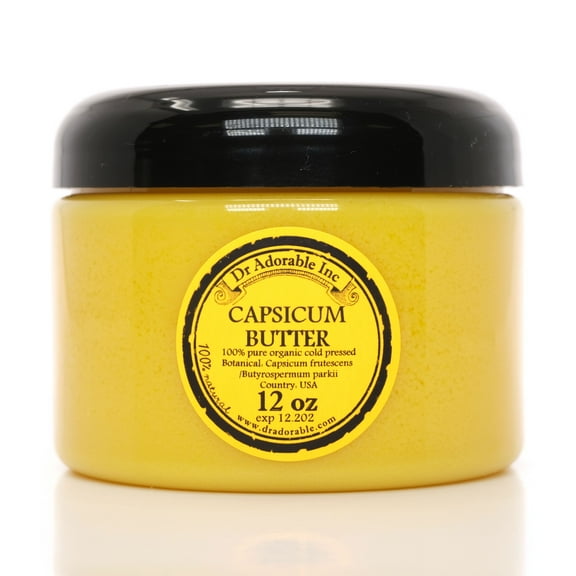 Dr Adorable - 12 oz - Capsicum Butter - Organic Fresh Natural