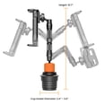 thumbnail image 3 of ToughTested Cup Holder Phone Mount for Car, Tablet & Phone Holder, Adjustable Car Cup Holder Mount with 360° Rotation, Fits Devices up to 12.5", 3 of 10