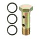 thumbnail image 1 of 1 Juego de pernos de banjo dobles M16x1.5 54mm adaptador de ajuste de línea de freno turbo métrico para automóvil con arandelas, 1 of 7