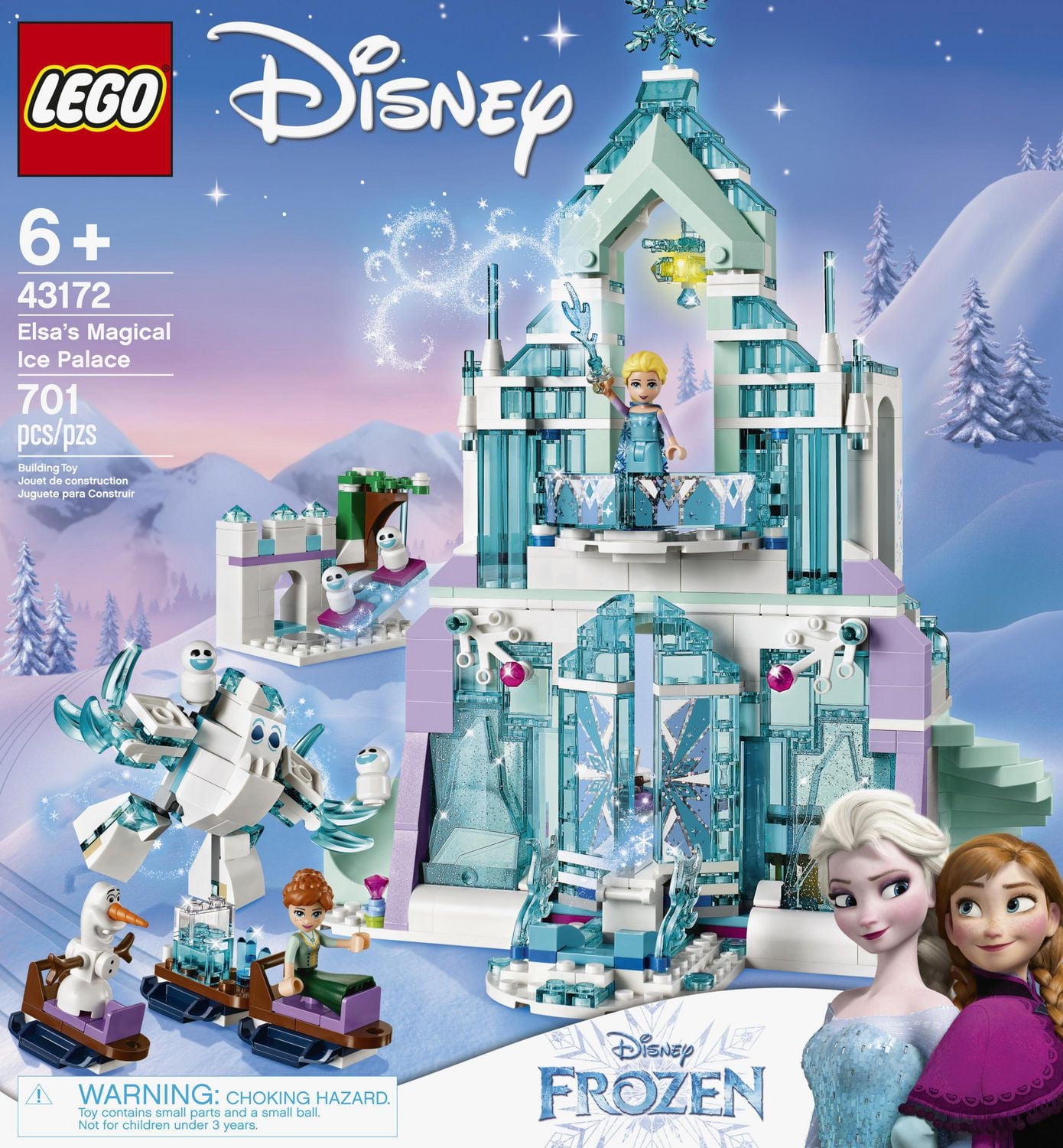 LEGO® Disney Frozen Le palais des glaces magique d'Elsa Elsa's Magical Ice Palace 43172