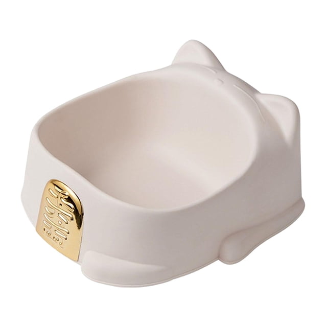 Cuenco para gatos grueso con alfombrilla antideslizante alimentador de platos de comida para gatos y para Blanco Zulema Cuenco para gatos