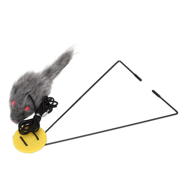 Juguete retráctil colgante para atrapar gatos, ratón colgante para puerta, puerta colgante para gatos, juguetes divertidos para gatos, juguetes para gatos diseñados con precisión Jadeshay A