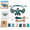 C, variant on DIY Highland Cow Beaded Bracelet Making Kit, Animal Beadwork Jewelry Craft Set with Instructions for Teens and Adults