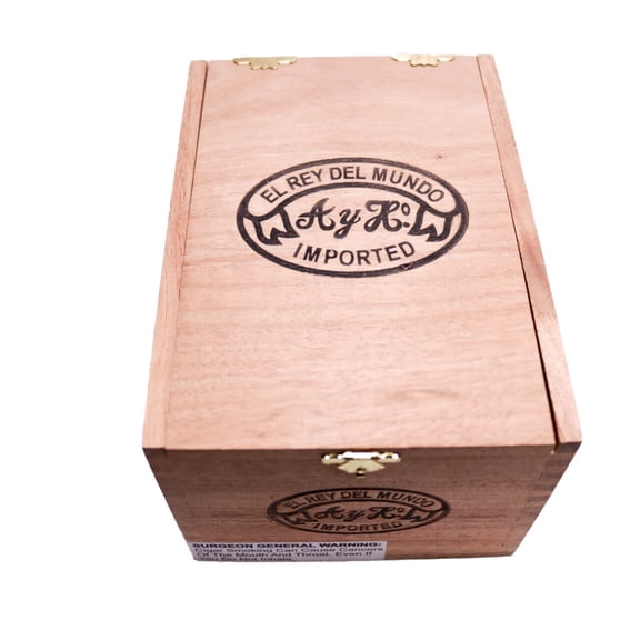 El Rey Del Mundo Reserva Salado Empty Wood Cigar Box 6.75" x 4.75" x 4"